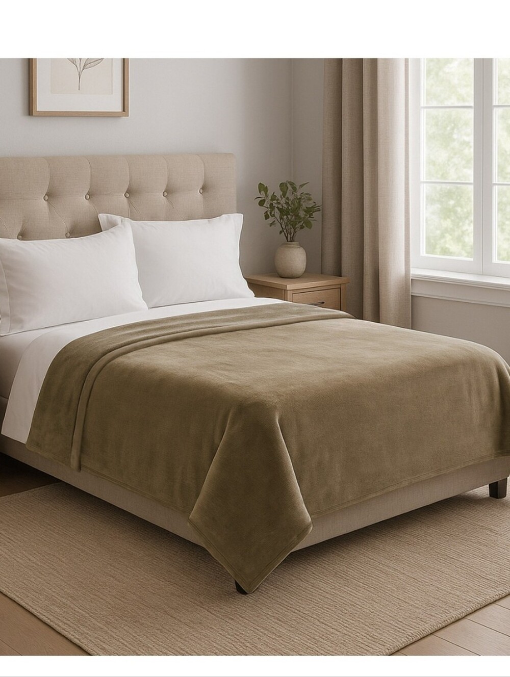 (6) Kirkland Signature Plush Blanket